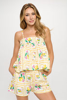 Santorini Citrus Short Set - Be You Boutique