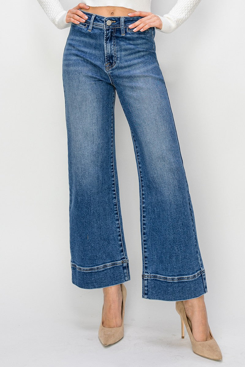 Risen Bruce High Rise Wide Leg Jean - Be You Boutique