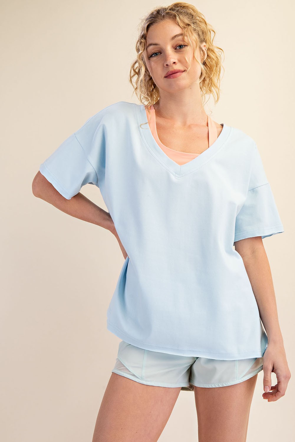 Laney Cotton Oversized Short Sleeve Top - Be You Boutique