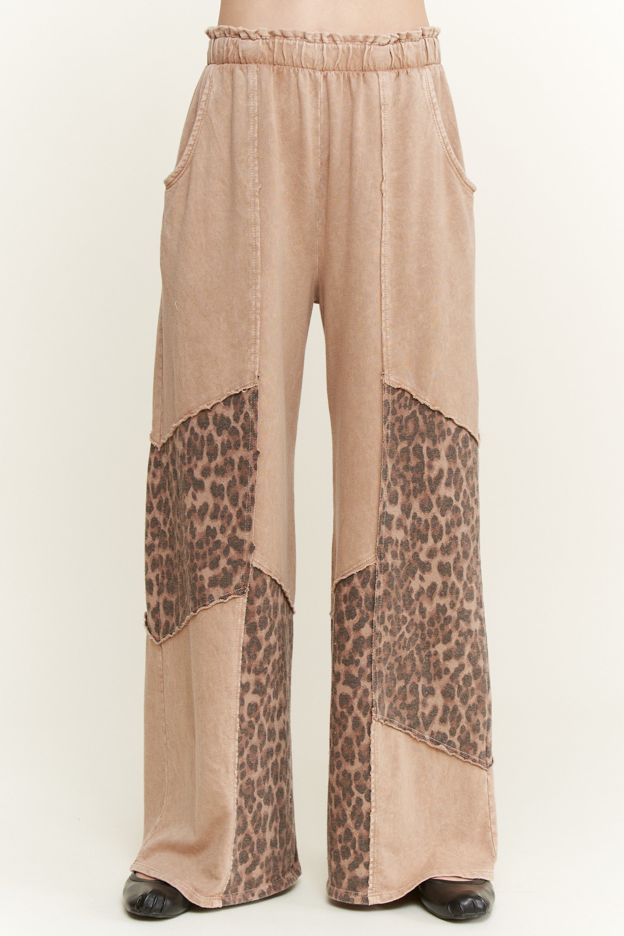Racquel Leopard Patchwork Pant - Be You Boutique