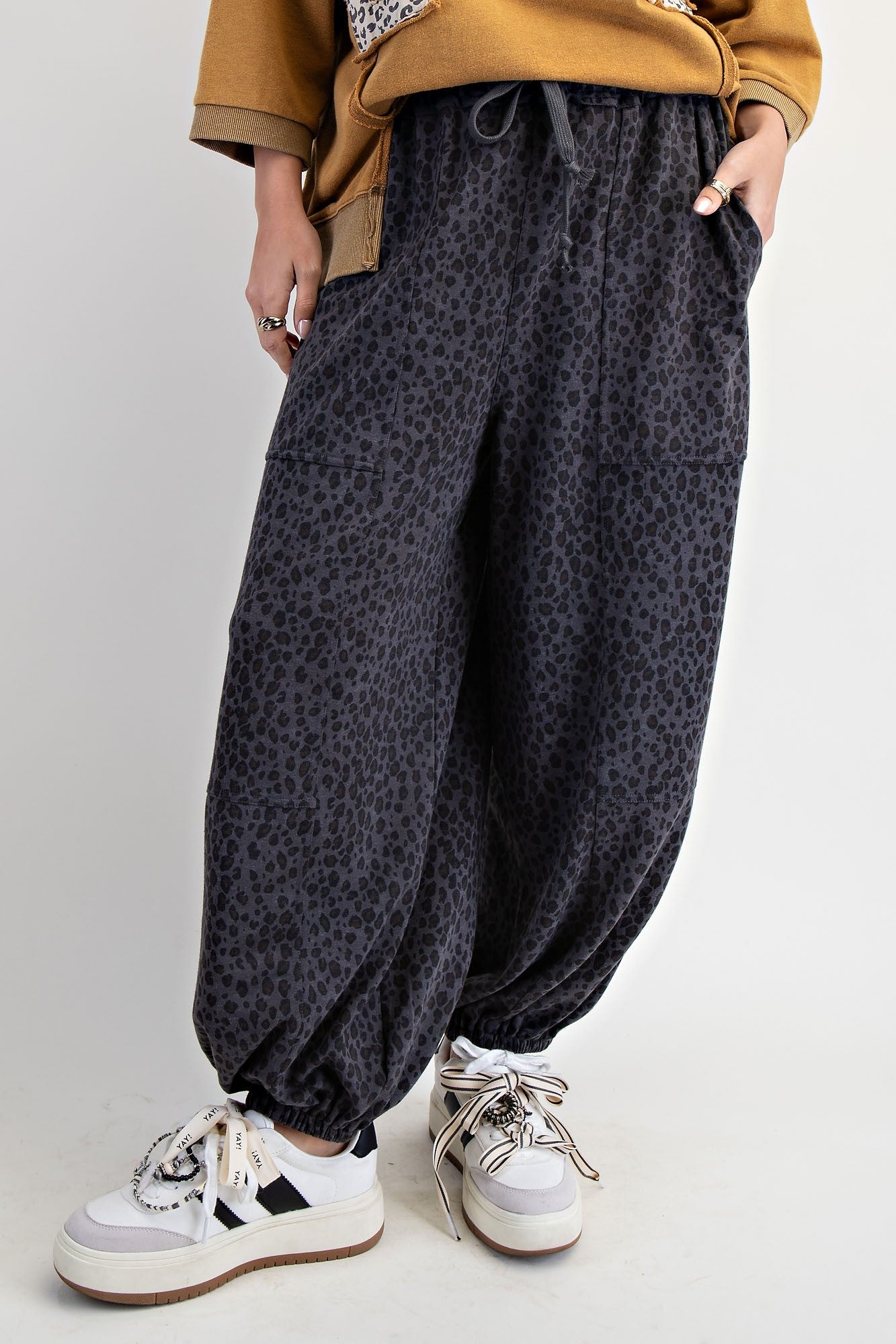Larry Animal Print Jogger Pant - Be You Boutique