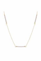 Enewton Silky White Hope Bliss Gold Necklace with delicate chain, elegant jewelry piece, designed for stylish accessories.
