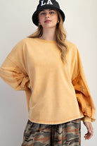Liz Dolman Sleeve Printed Top - Be You Boutique