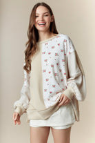 Abby Mixed Textured Pullover - Be You Boutique