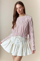 Catherine Satin Bow Detailed Sweater - Be You Boutique