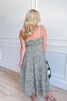 Michelle Abstract Empire Waist Dress - Be You Boutique