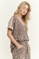Kelly Short Sleeve Mineral Washed Top - Be You Boutique