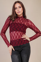 Emma Mesh Long Sleeve Top - Be You Boutique