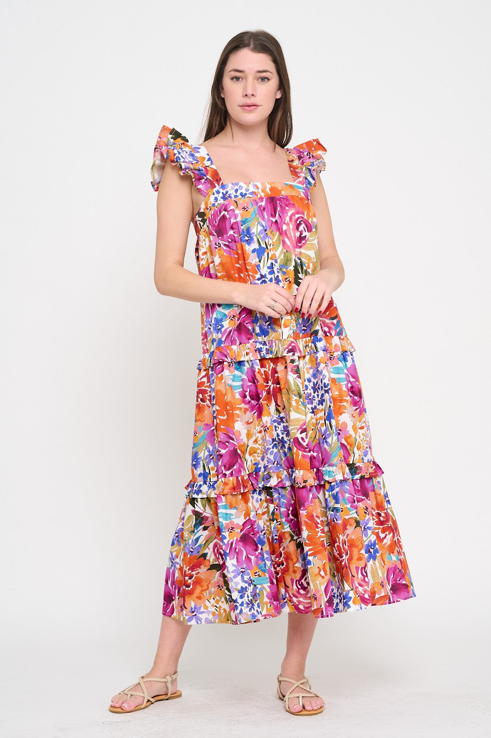 Lola Fall Fiesta Maxi Dress - Be You Boutique