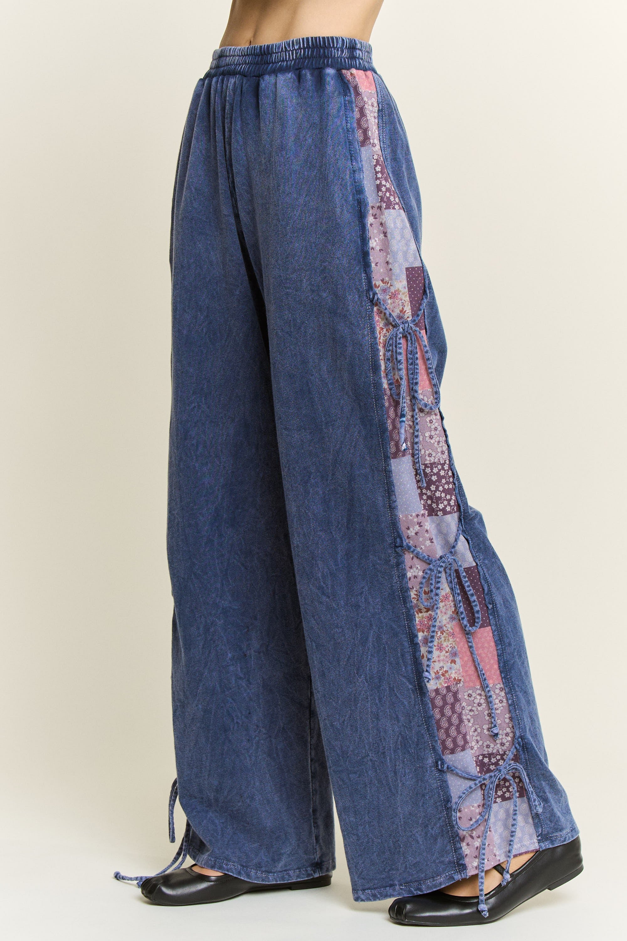 Cory Mineral Wash Wide Leg Pant - Be You Boutique