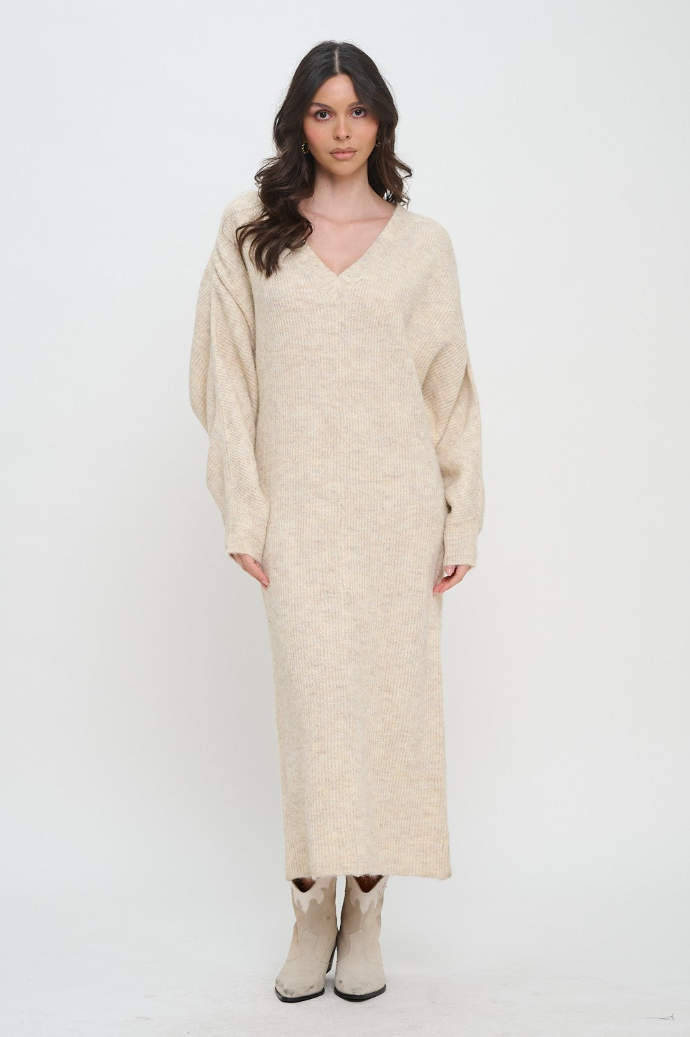 Vinny Sweater Knit Maxi Dress - Be You Boutique
