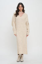 Vinny Sweater Knit Maxi Dress - Be You Boutique