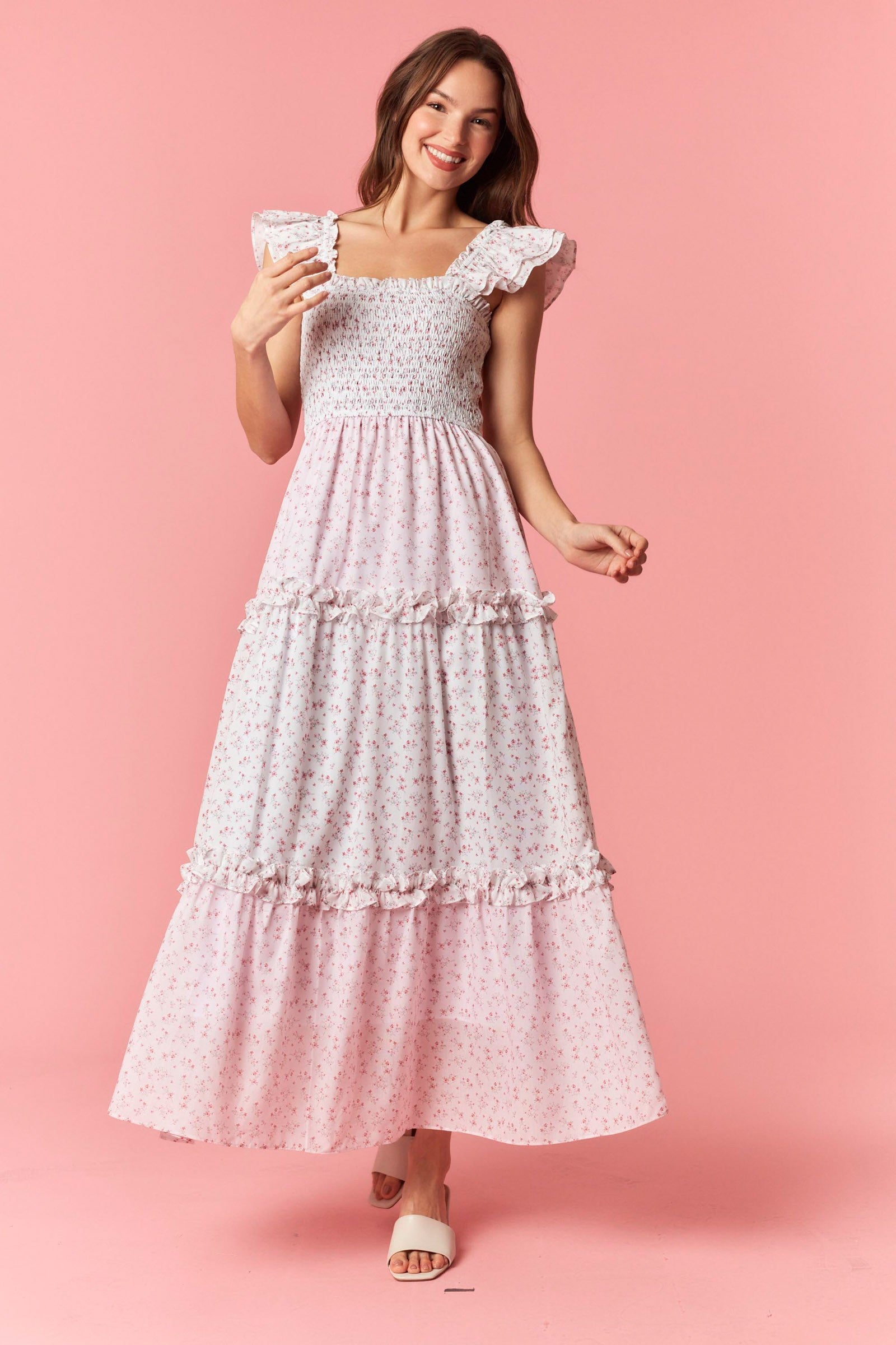 Monica Floral Mixed Pattern Dress Be You Boutique Monica Floral Mixed Pattern Dress Be You Boutique