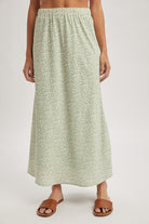 Tammy Ditsy Floral Midi Skirt - Be You Boutique