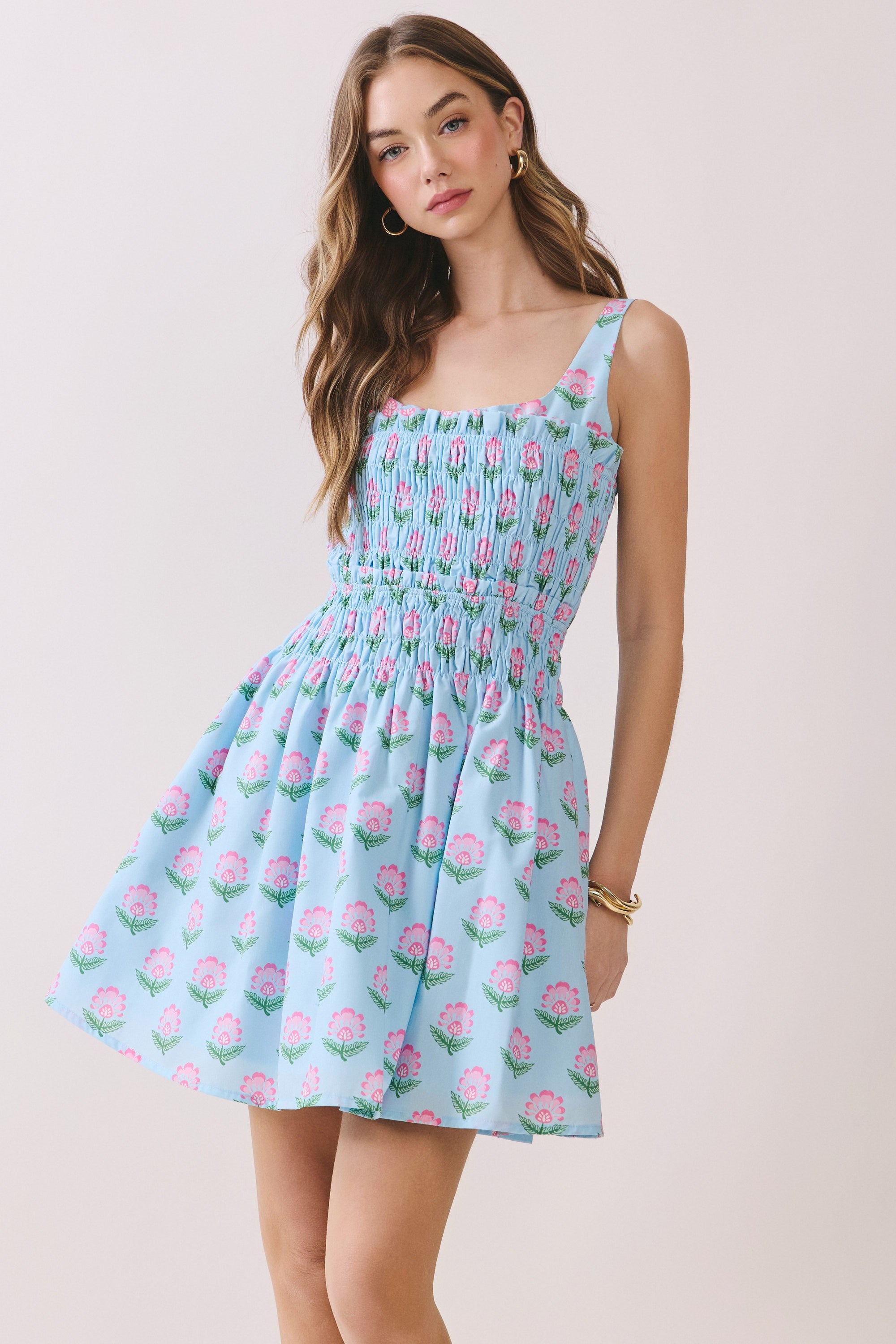 Frilly Floral Printed Summer Dress Be You Boutique Frilly Floral Printed Summer Dress Be You Boutique