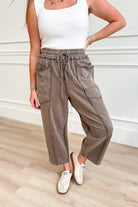 Vinny Mineral Washed Terry Knit Pant - Be You Boutique