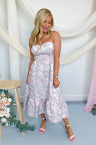 Lily Tube Long Chiffon Lace Up Dress - Be You Boutique