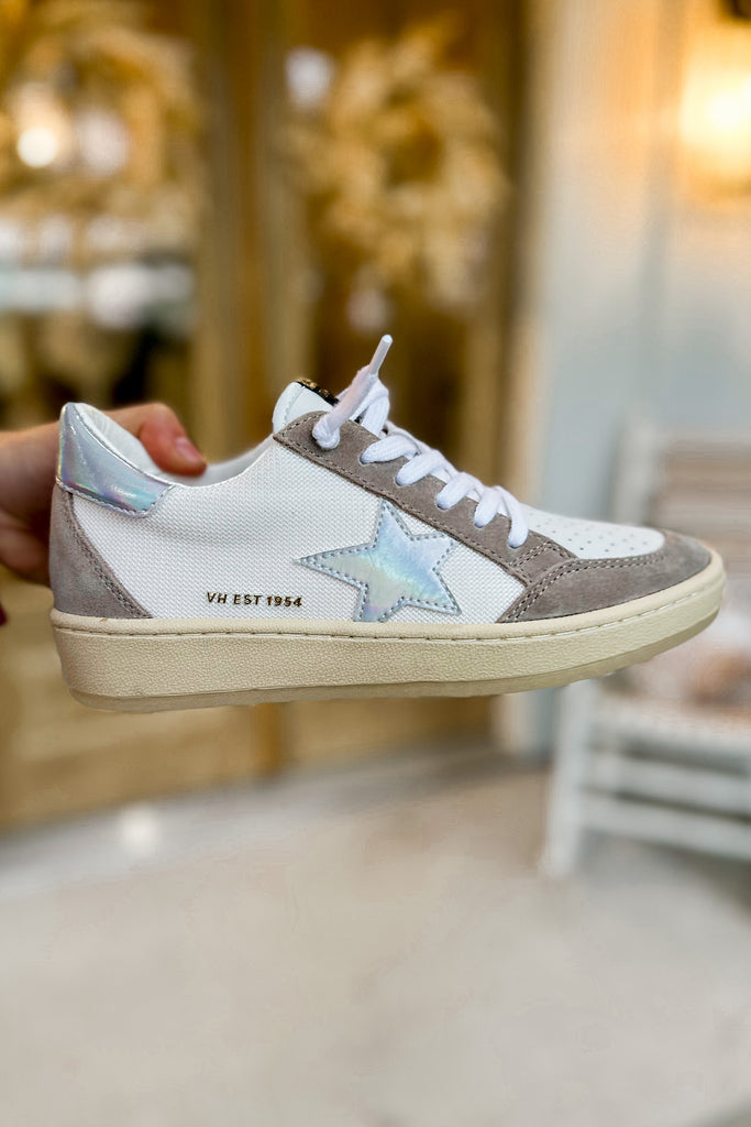 Vintage Havana Denisse Iridescent Taupe Silver Star Sneakers - Be You Boutique