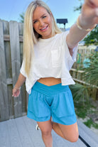 Karen V Shaped Waist Athletic Activewear Skort Shorts - Be You Boutique