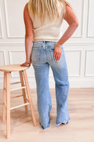 Risen Remi High Rise Wide Leg Denim Jeans [1-3XL] - Be You Boutique