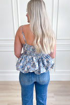 Cayden Floral Peplum Top - Be You Boutique
