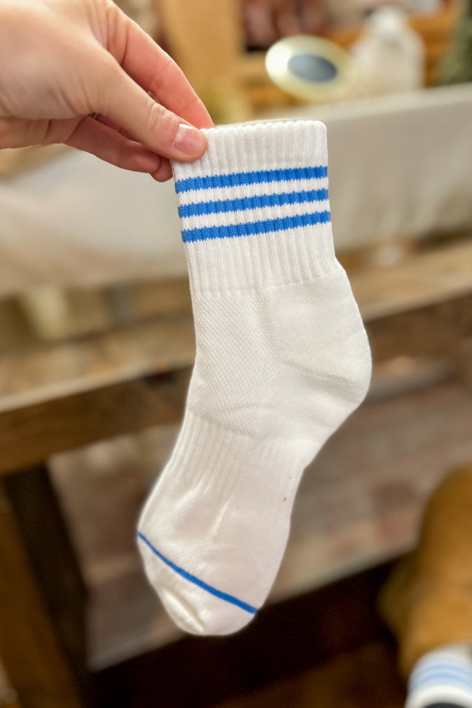 Walter Striped Ankle Detail Casual Socks - Be You Boutique