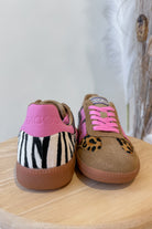 BACK70 Squid Sneakers in Leopard Zebra Fuxia - Be You Boutique