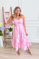 Delilah Rose and Heart Patched Dress - Be You Boutique