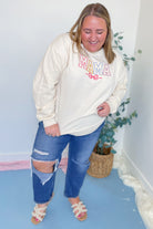 MAMA Embroidered Crewneck Sweatshirt - Be You Boutique