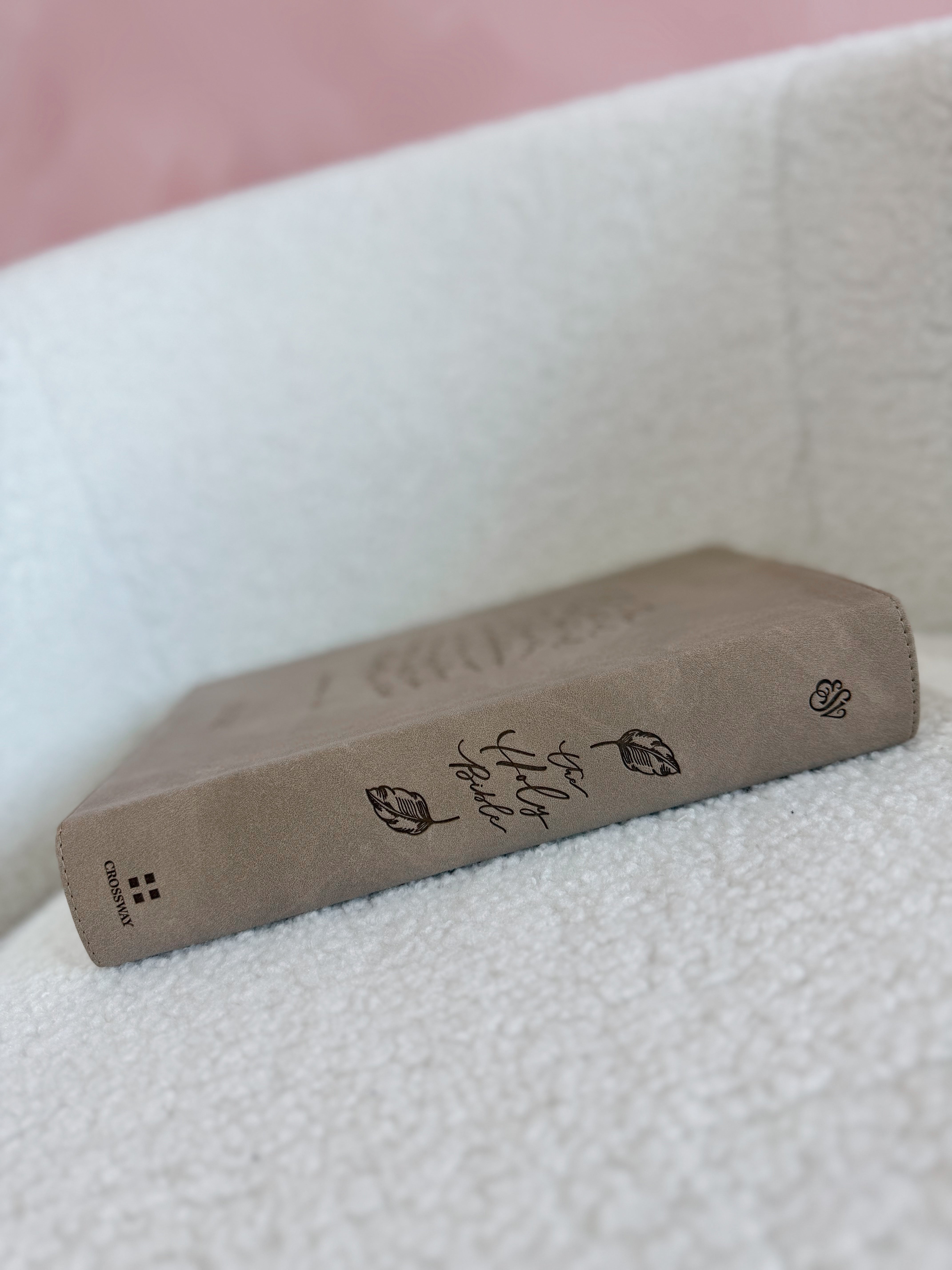 ESV Large Print Journaling Bible : Nara Theme - Be You Boutique