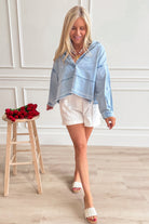 Eleanor Mineral Washed Long Sleeve Pullover - Be You Boutique