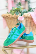 BACK70 Ghost Sneakers in Emerald/Blue - Be You Boutique