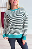 Bethany Striped Long Sleeve Top - Be You Boutique