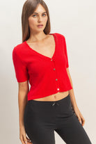 HYFVE Kinlee Crinkled Textured Top from 131 Spring Sweaters collection, shown in a close-up of the crinkled fabric and fit.