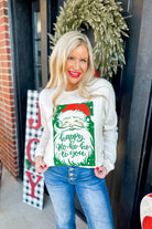 Happy Ho Ho Ho Long Sleeve Unisex Graphic Tee - Be You Boutique