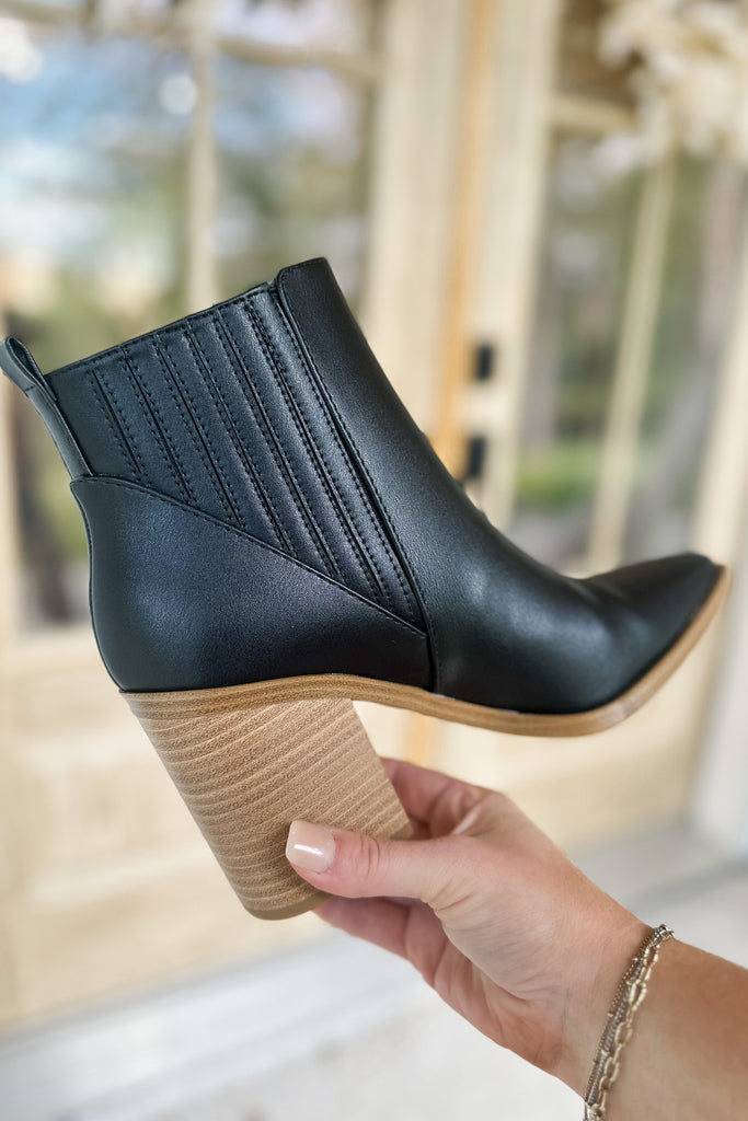 Duvets Pointed Toe Ankle Boot Booties - Be You Boutique