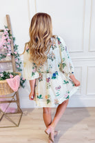 Linda Floral Printed Tie Waist Dress - Be You Boutique