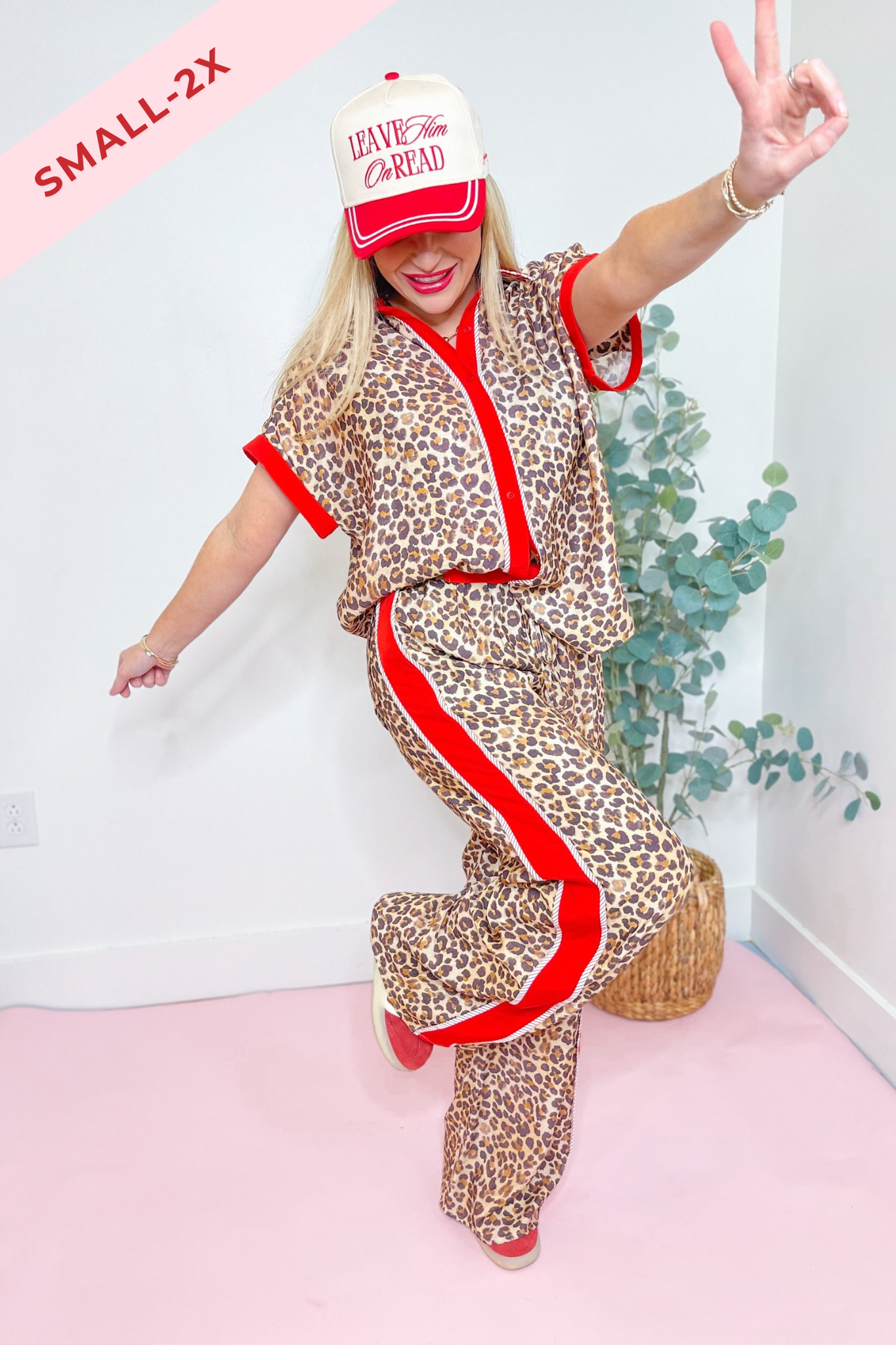 Chrissy Leopard Lounge Pant Set - Be You Boutique