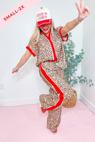 Chrissy Leopard Lounge Pant Set - Be You Boutique
