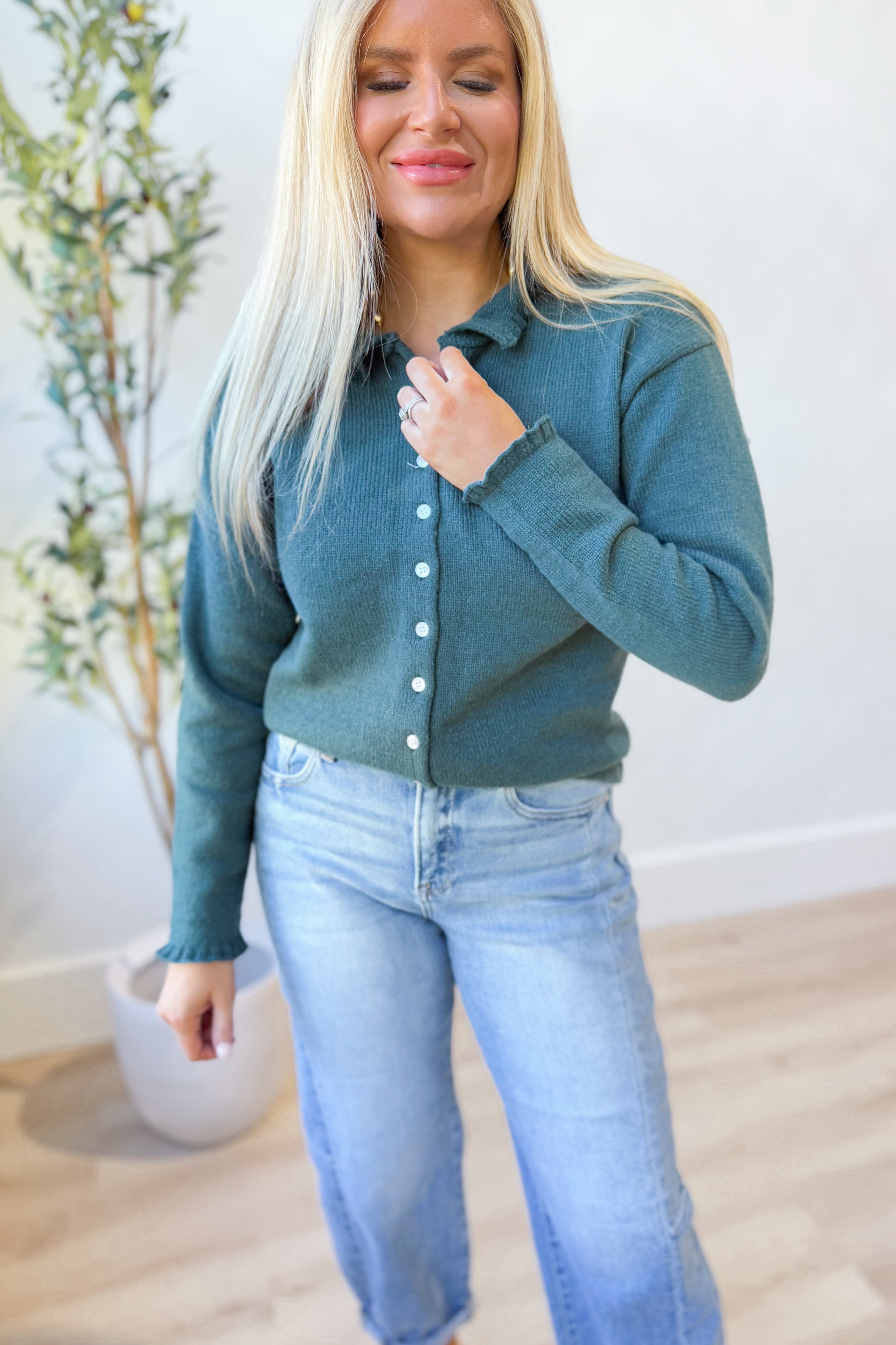 Courtney Knitted Button Down Cardigan - Be You Boutique