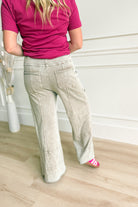 Bradley Mineral Washed Terry Knit Wide Leg Pants [S~3X] - Be You Boutique