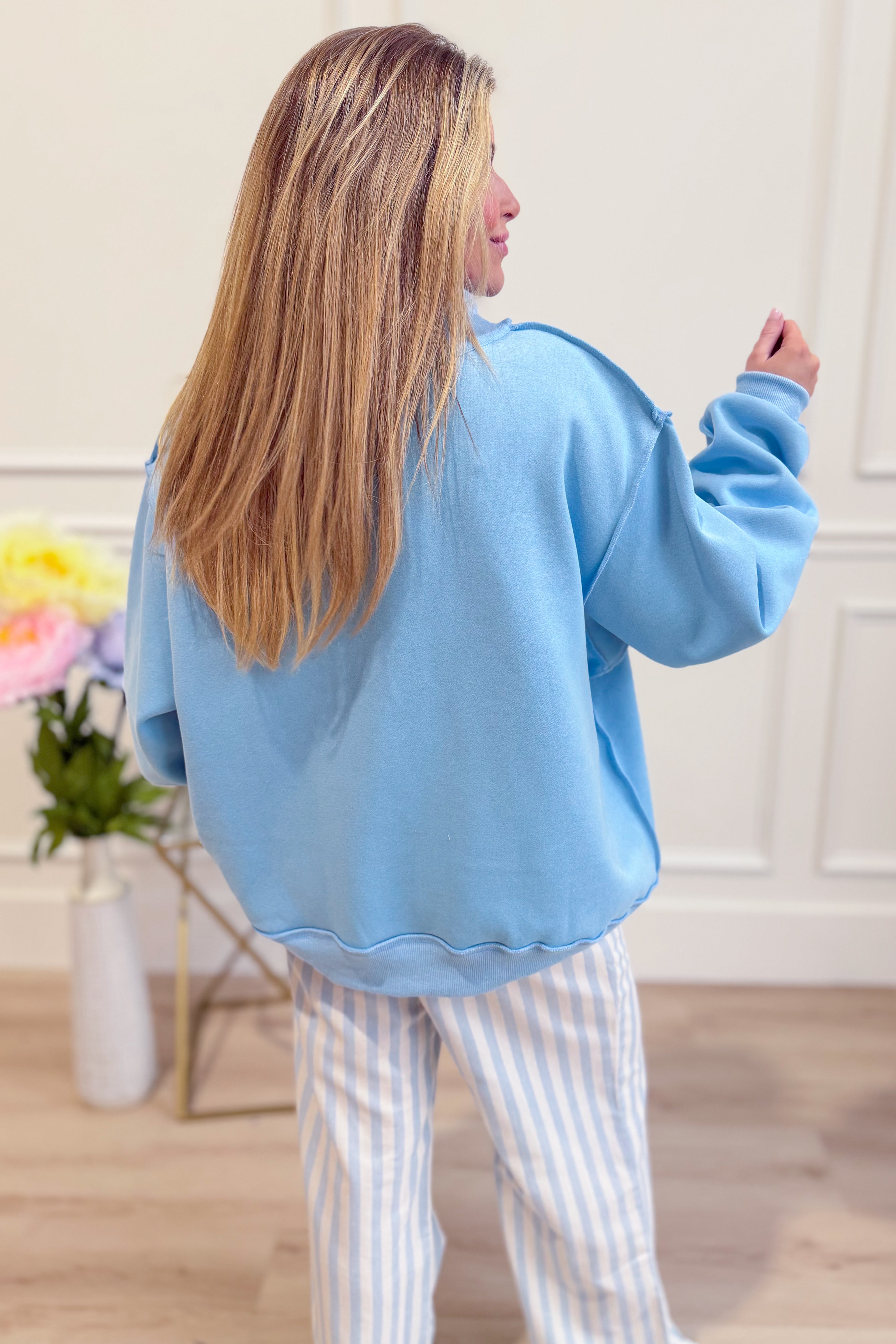 Jesus Saves Mock Neck Sweatshirt - Be You Boutique