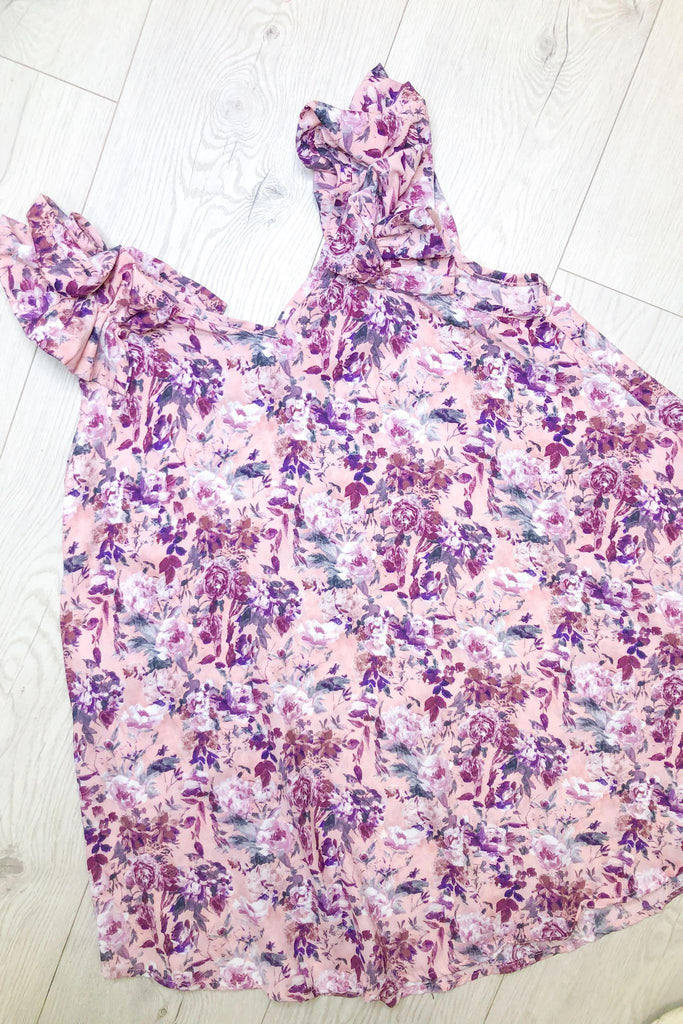 Melanie Floral Woven V Neck Tank Top - Be You Boutique