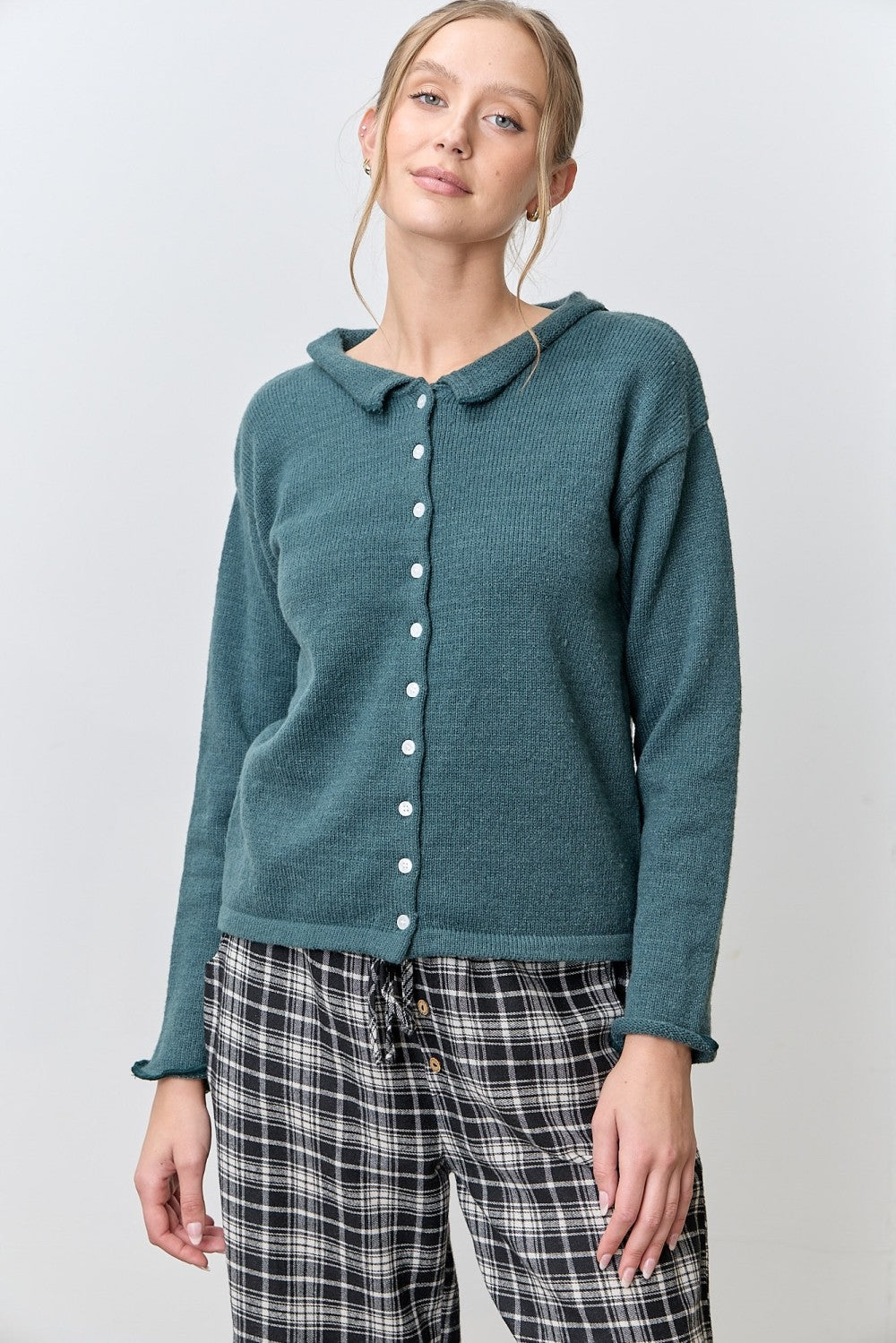 Courtney Knitted Button Down Cardigan - Be You Boutique