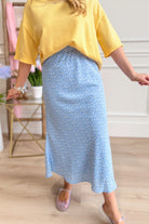 Tammy Ditsy Floral Midi Skirt - Be You Boutique