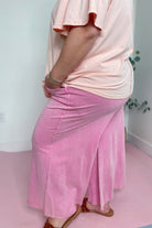 Rachel Washed Terry Knit Wide Leg Pant Bottom [S-3X] - Be You Boutique