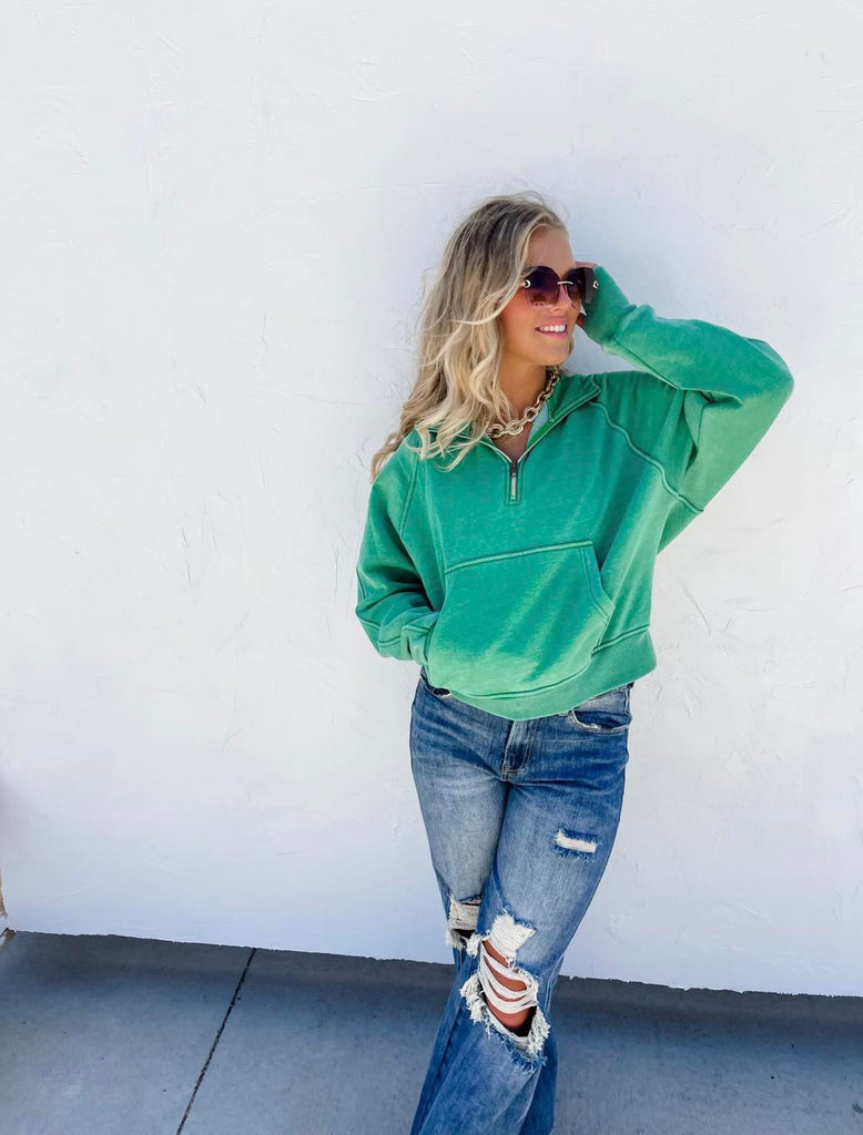 Easy Does It Mineral Washed Hoodie - Be You Boutique