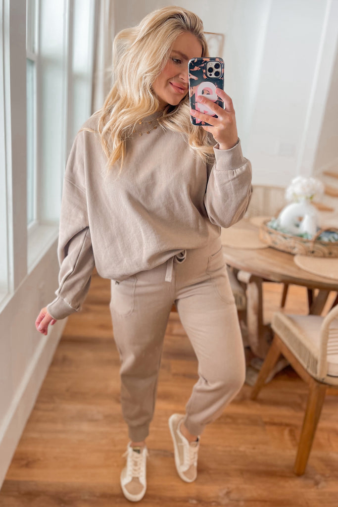 Risen Relax With Me Oversized Step Hem Long Sleeve Top - Be You Boutique
