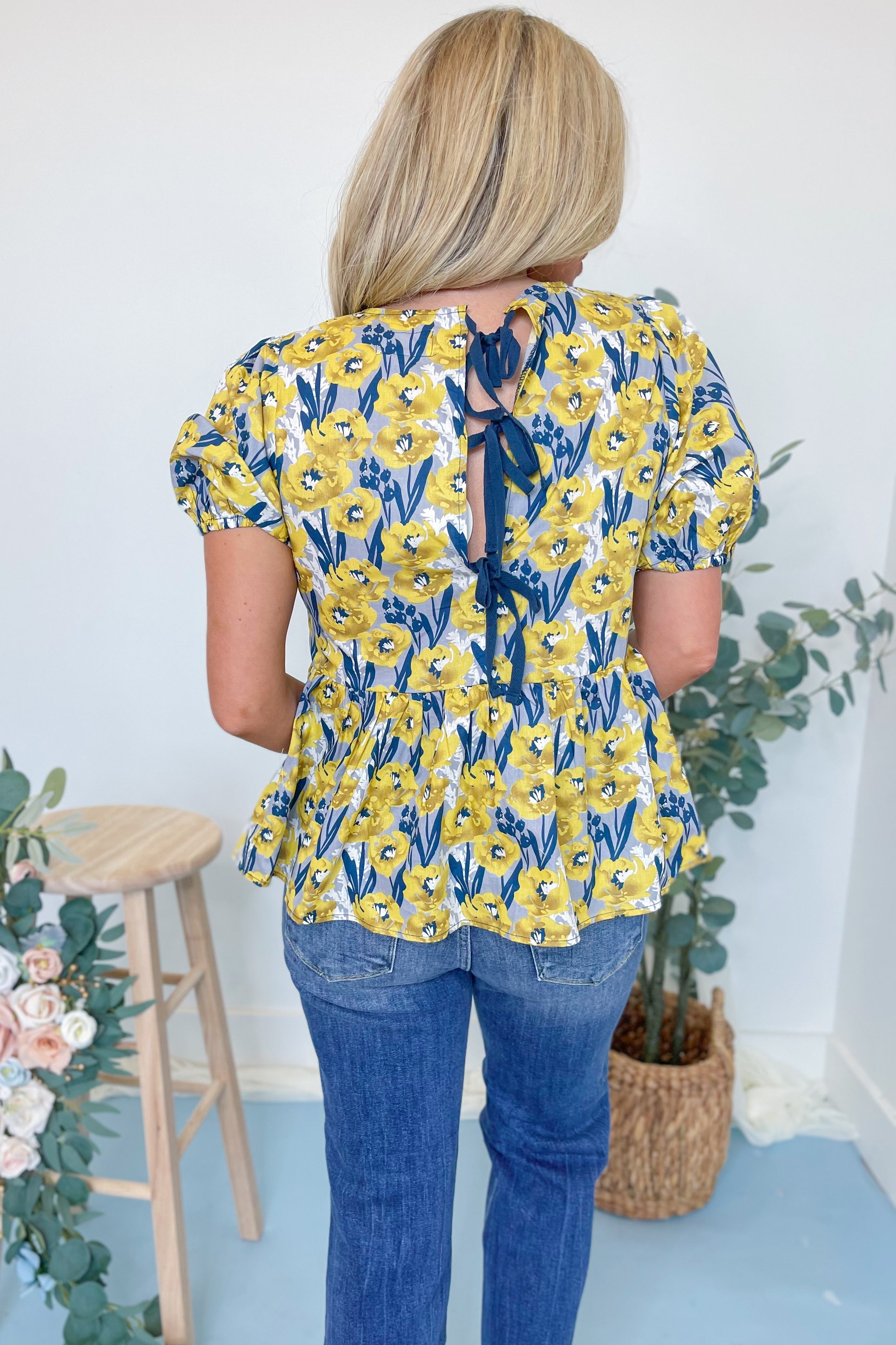 Chassity Living Floral Printed Top - Be You Boutique