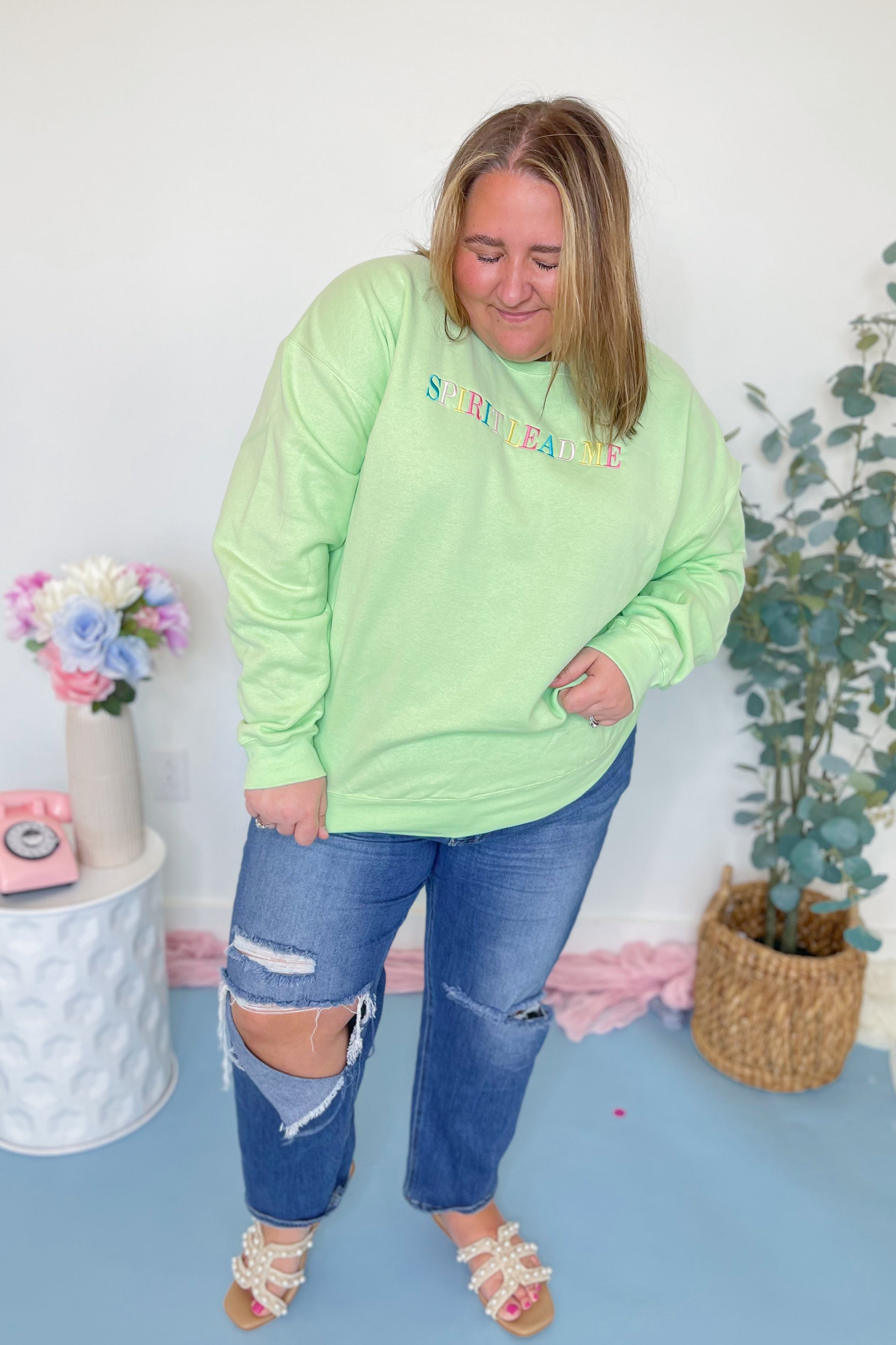 Spirit Lead Me Crewneck Sweatshirt - Be You Boutique